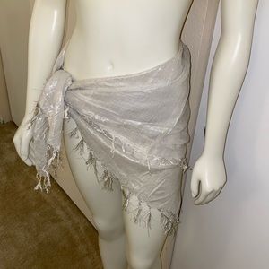 Silver Scarf/Wrap